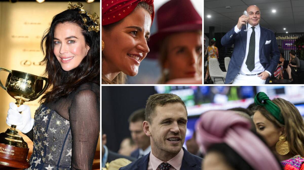 25 faces you might know at the Melbourne Cup
