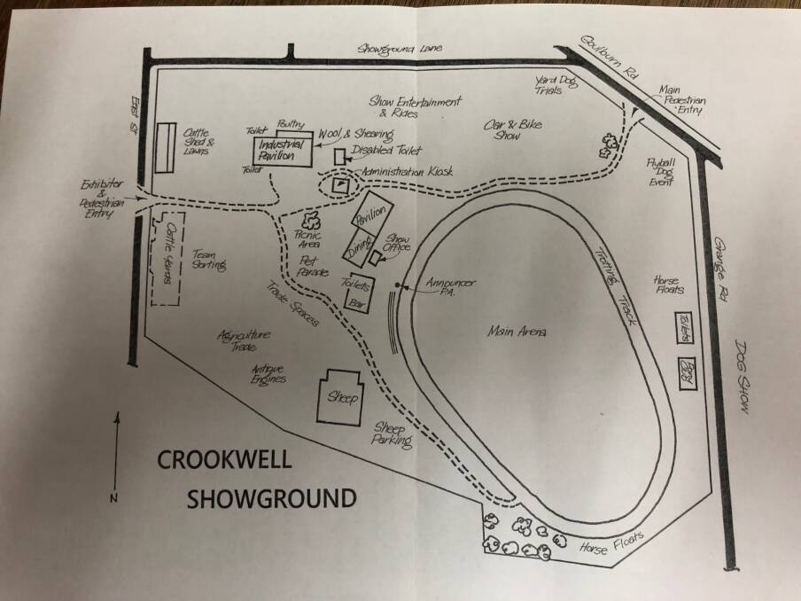 This is a handy little map of the grounds to help visitors get around.