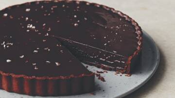 Chocolate ganache tart. Picture by Matt Russell