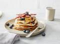 Bacon and maple blueberry pancakes. Picture: Supplied