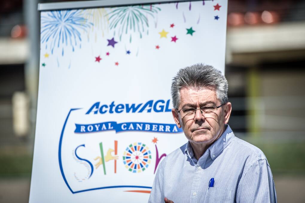 Royal Canberra Show chief executive Athol Chalmers. Photo: Karleen Minney.