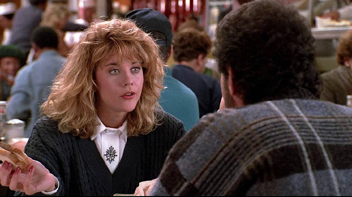 Meg Ryan and Billy Crystal in When Harry Met Sally. Picture: Supplied