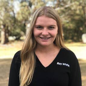 Logan Hunt is the newest member of Ray White Braidwood, working reception.