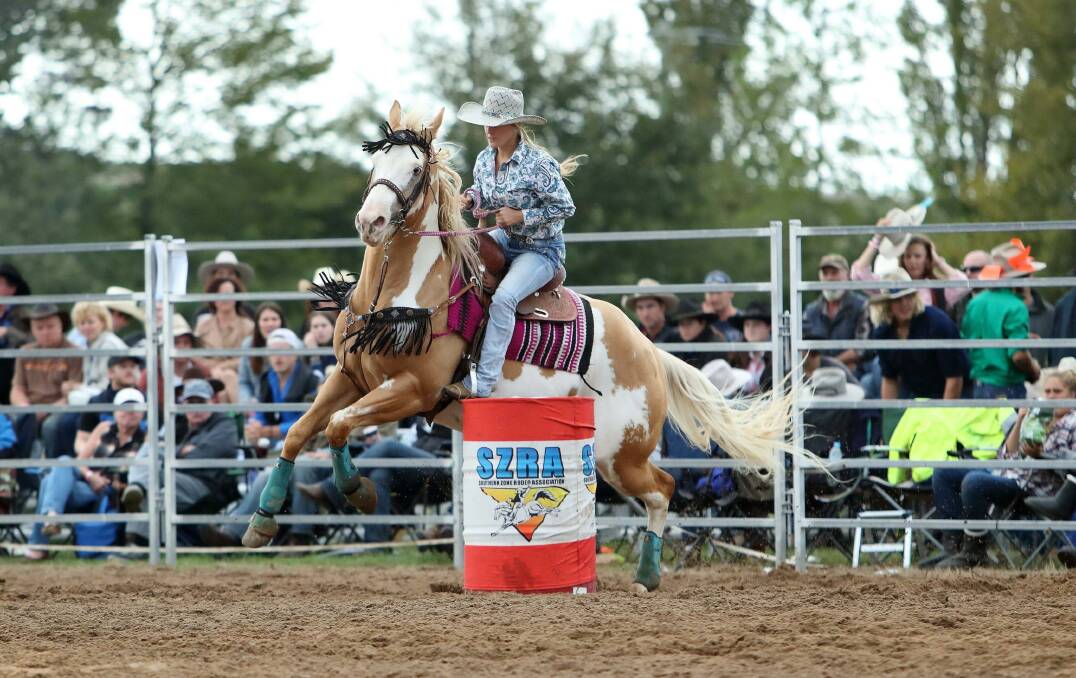 Finals action: The Braidwood Rodeo Club will host the Southern Zone finals on April 7 at Braidwood Showground. Be sure to wear pink and donate to the Cancer Council's Pink Ribbon Foundation. Photos by Mark Burgess.