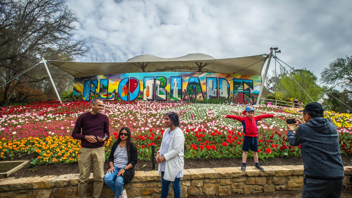 Floriade could still be held at Commonwealth Park this year. Picture: Karleen Minney