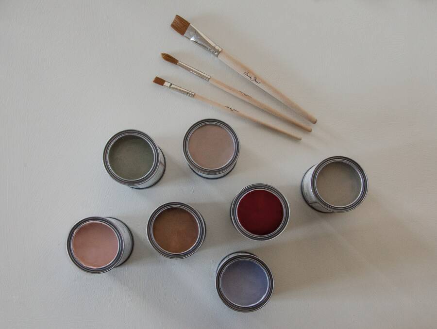 Get ready: Select your paint colours to get started. Pictures: Annie Sloan.