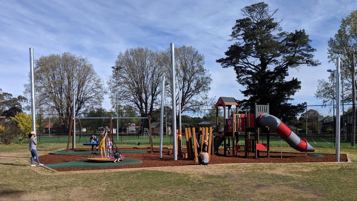 The new playground at Ryrie Park.