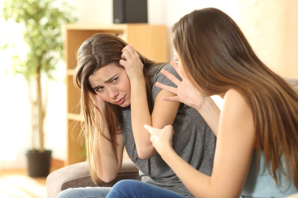 DOMESTIC VIOLENCE: Verbal abuse can come from any member of the household.