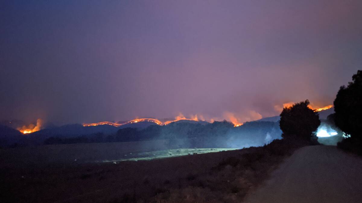 Fire in the Budawangs. Photo: Paul Cockram