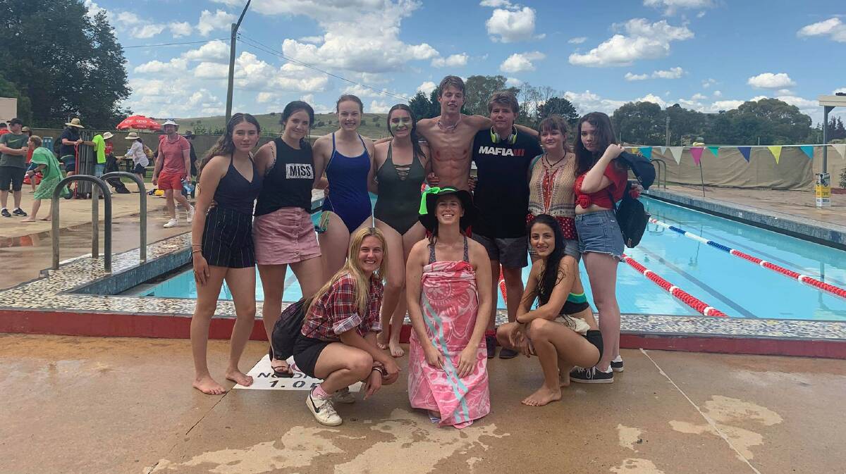 Out of water: The Braidwood Central School's swimming carnival was well attended and produced great results for the kids. Photo: Braidwood Central School.