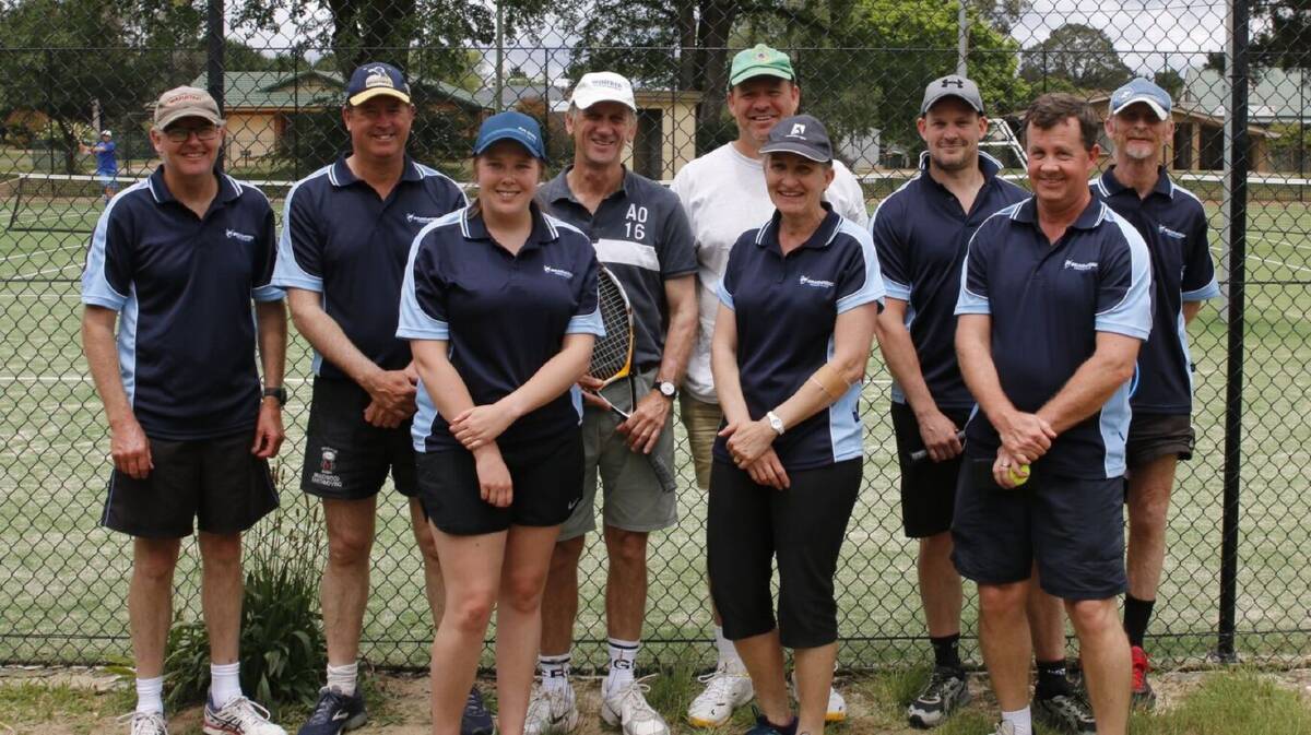 Winners: The Braidwood Tennis Club retained the Palerang Cup for another year on November 18, in a comfortable victory over Bungendore. Photo: Supplied.