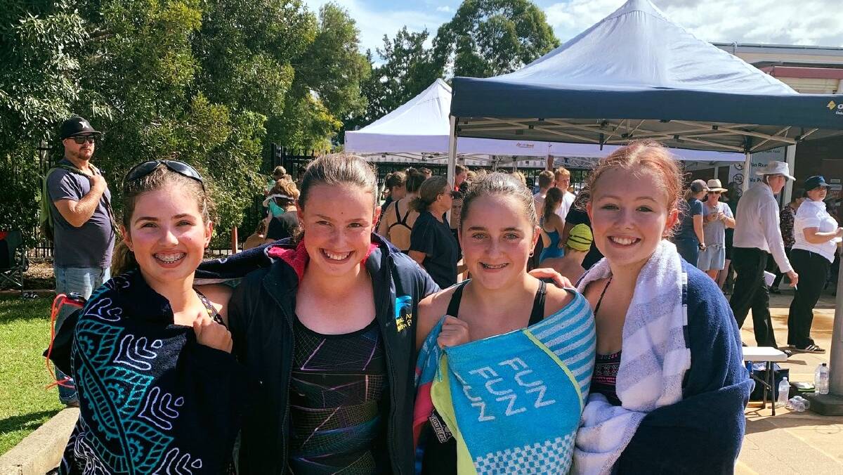 Big smiles: The students had a lot of fun at the regional carnivals in Dapto. Photo: Braidwood Central School.