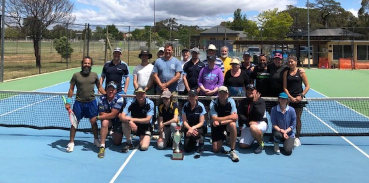 Winning team: The Braidwood tennis team claimed the Palerang Cup for the fourth year running on Sunday, November 10. Photo: Supplied.