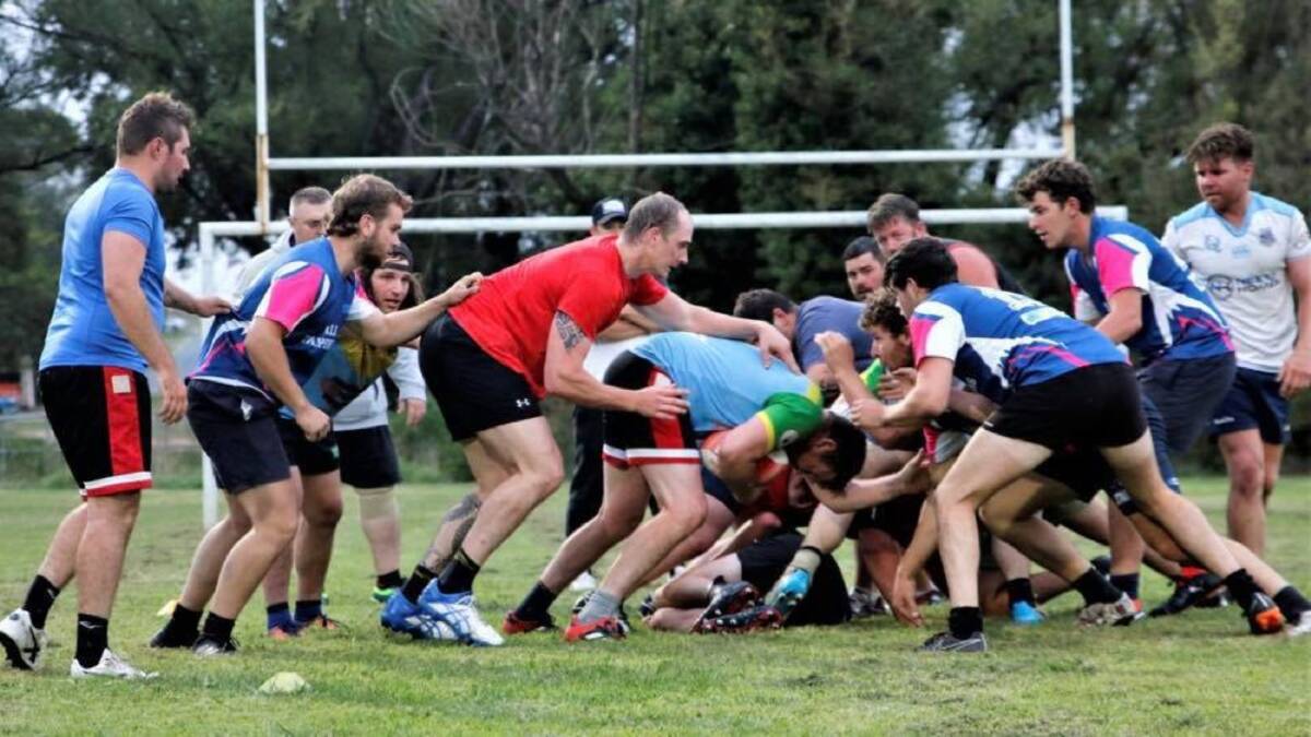Training hard: The Braidwood Redbacks have thrown themselves into training with gusto, even though it was cut short. Photo: Kathy Toirkens. 