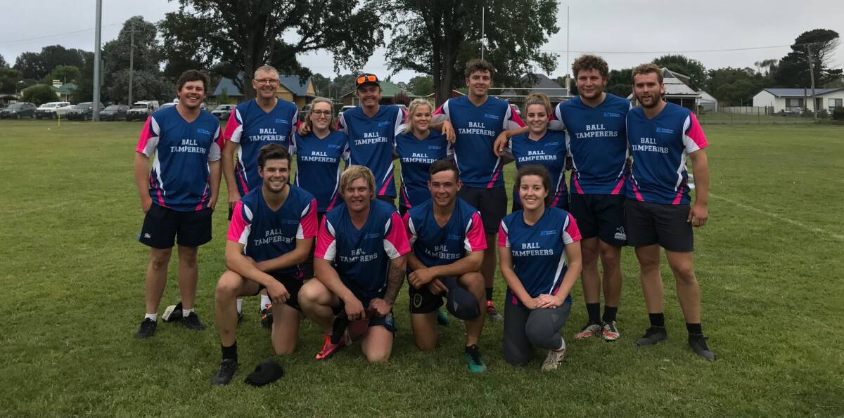 Champions: Ball Tamperers were the winners of the A Grade competition in Braidwood last Friday night. Photo: Kathy Toirkens. 