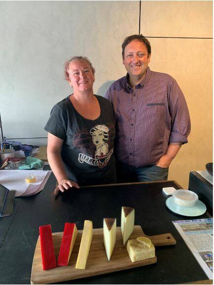 SMILING IN ADVERSITY: Alison and Tim Kennedy of the Braidwood Smokehouse.