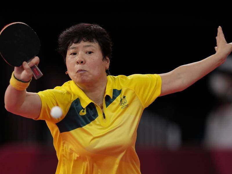 Australia's Jian Fang Lay made a winning start to her Olympic table tennis singles competition.