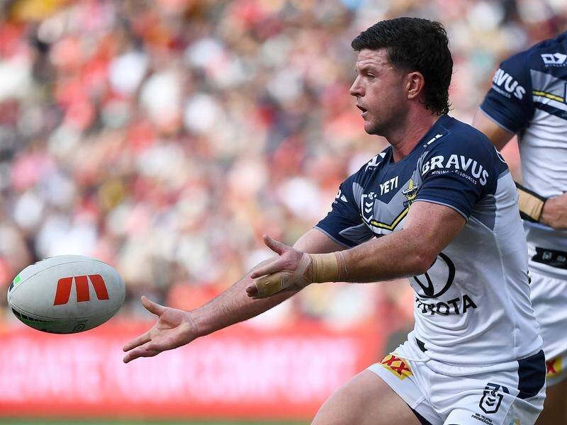 Veteran North Queensland half Chad Townsend has been superb in the club's unbeaten start in the NRL. (Jono Searle/AAP PHOTOS)