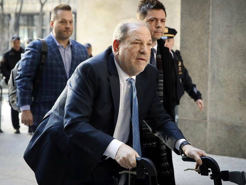 Harvey Weinstein's lawyer has called his client "a 72-year-old sickly man". (AP PHOTO)