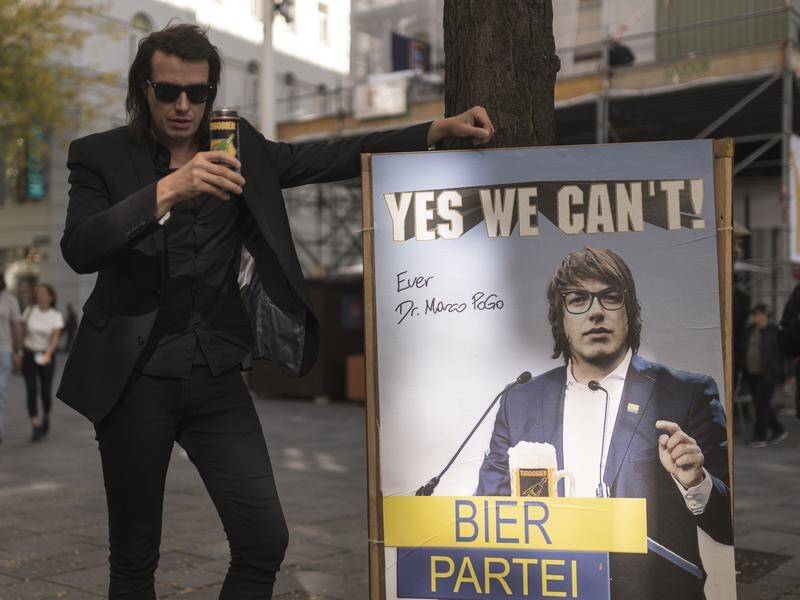 On the ballots Austrians will be able to put a cross over the Beer Party at parliamentary elections. (EPA PHOTO)