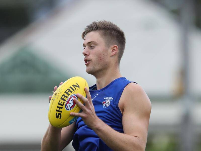 Josh Schache is opening up a new phase of his career as a defender for the Bulldogs.