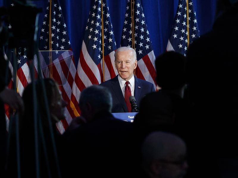 Joe Biden is trailing Donald Trump slightly in terms of their election advertising budgets.