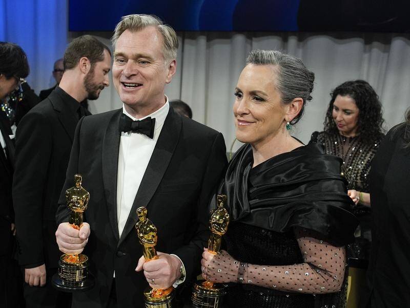 Christopher Nolan and Emma Thomas's honours come after their biopic Oppenheimer swept the Oscars. (AP PHOTO)