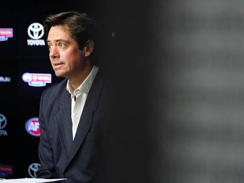 AFL CEO Gillon McLachlan has ruled out a best-of-three grand final series if the season resumes.