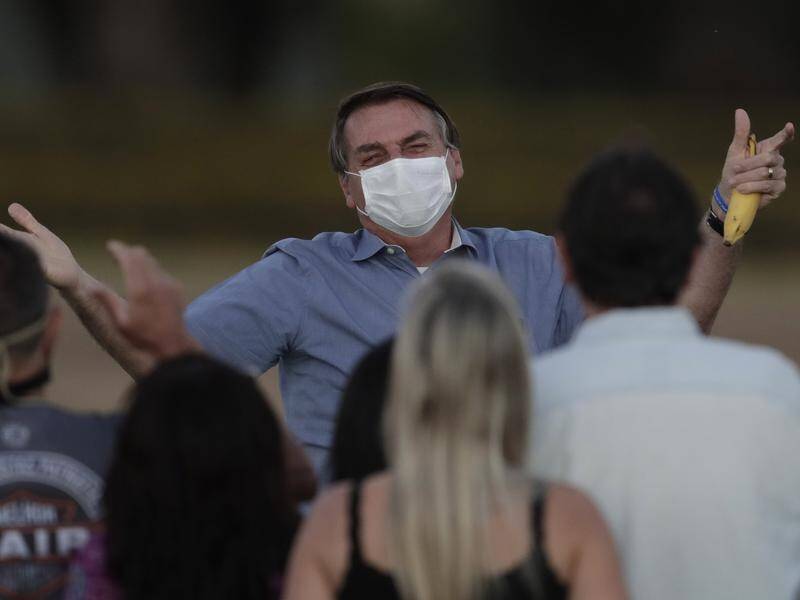 Jair Bolsonaro says he is now fine and taking a course of antibiotics.