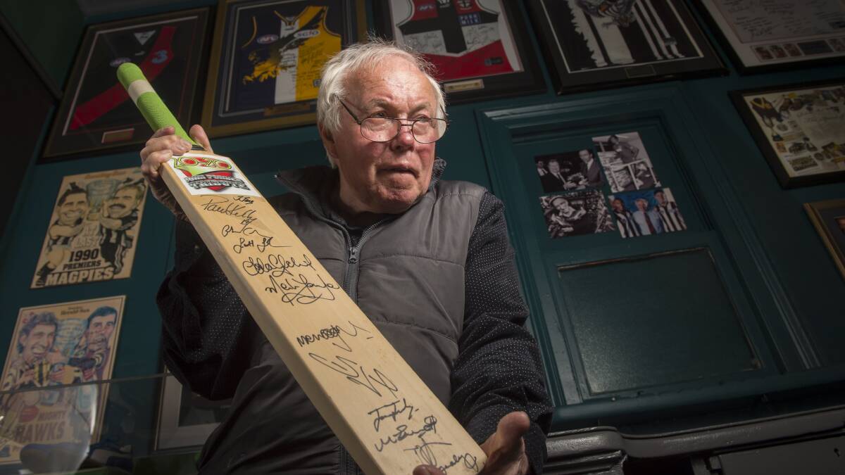 John Forbes' memoribilia formed the foundation of the Rochester Sports Museum collection. Picture: DARREN HOWE