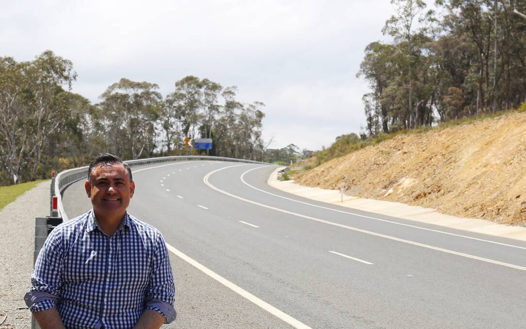 John Barilaro on the Kings Highway. Photo: supplied.