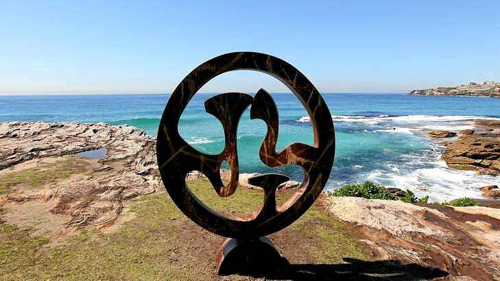 Art with a view ... the Sculpture By The Sea exhibition between Bondi and Tamarama is one of Sydney's most popular strolls.