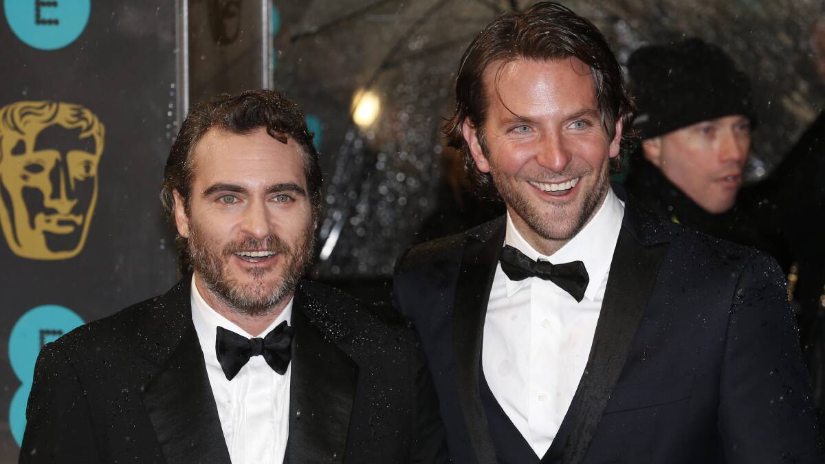 <b>Bradley Cooper for Silver Linings Playbook and Joaquin Phoenix for The Master. Photo: REUTERS</b>