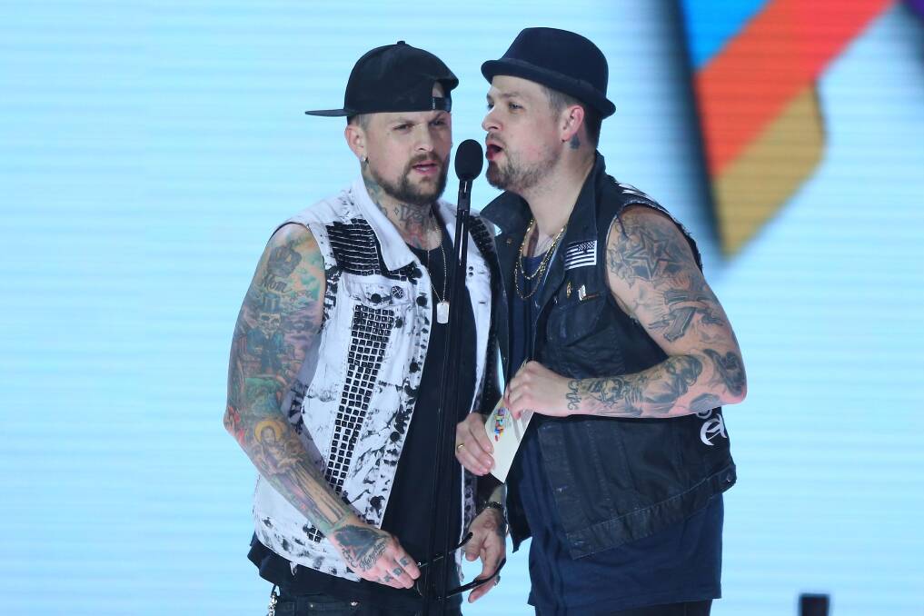 Benji and Joel Madden present the ARIA for best group at the 26th Annual ARIA Awards 2012. Photo by Don Arnold/Getty Images