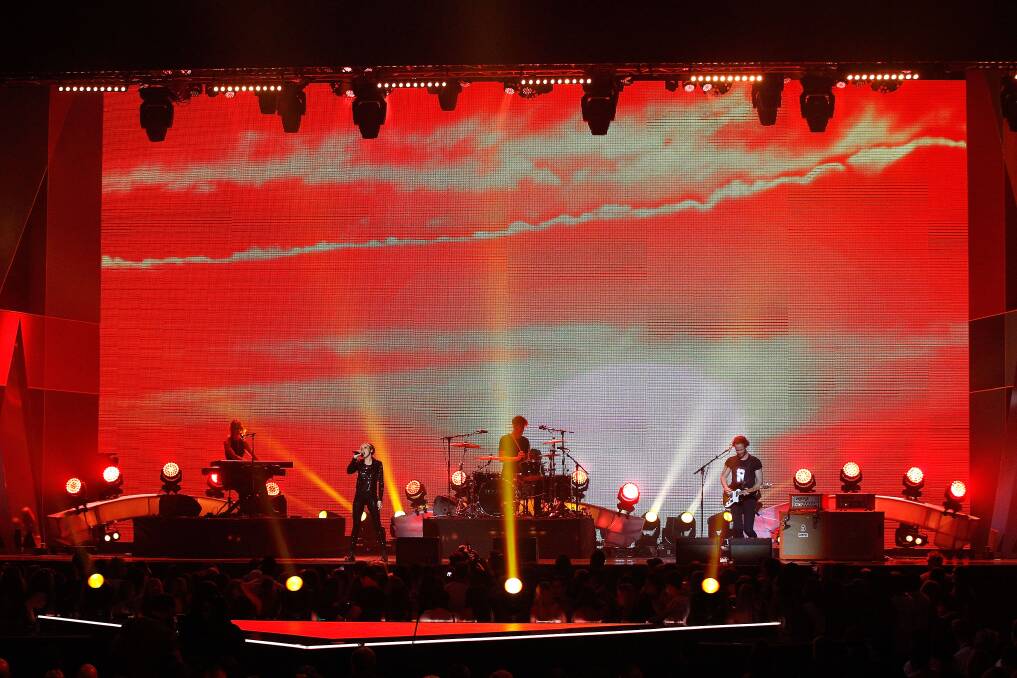 The Jezabels perform on stage at the 26th Annual ARIA Awards 2012. Photo by Don Arnold/Getty Images