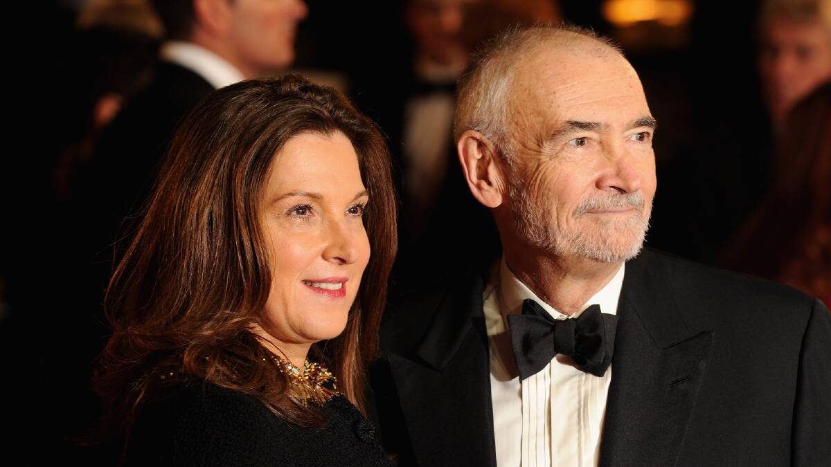Producers Barbara Broccoli and Michael G. Wilson. Photo by Eamonn McCormack/Getty Images