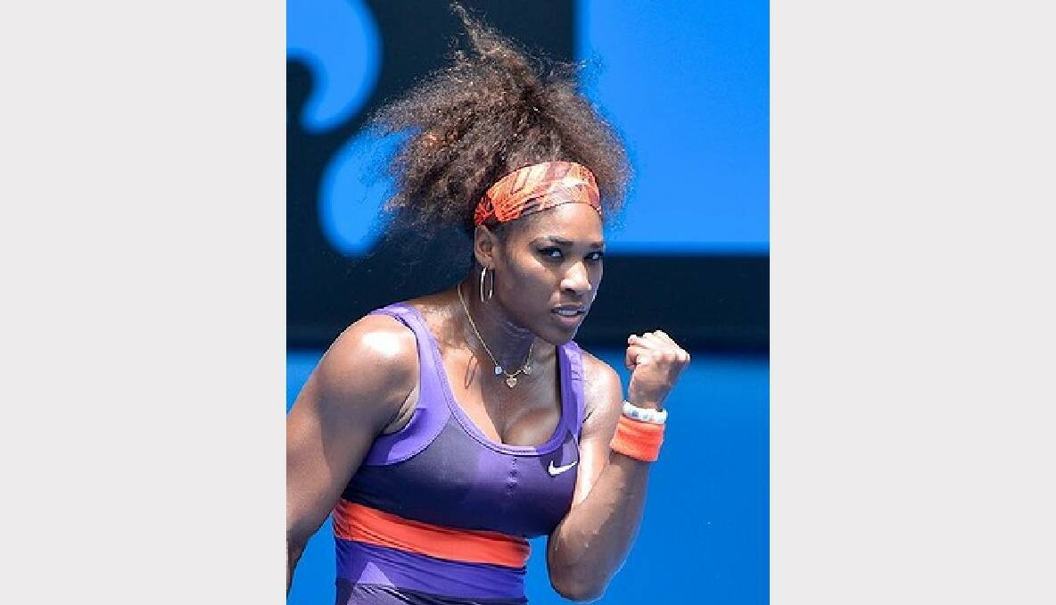 Serena Williams the victor against Garbine Muguruza. Photo: Pat Scala